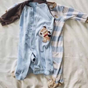 9 month fleece boy pajamas